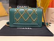 Chanel LeBoy Bag 25 Blue Teal 67086 - 5