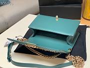 Chanel LeBoy Bag 25 Blue Teal 67086 - 3