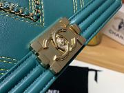Chanel LeBoy Bag 25 Blue Teal 67086 - 2