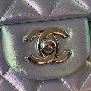 Chanel Classic Flapbag 20 Lambskin Iridescent Purple A01112 - 2