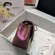 Chanel Classic Flapbag 20 Lambskin Iridescent Pink A01112 - 3
