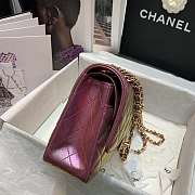 Chanel Classic Flapbag 25 Lambskin Iridescent Pink A01112 - 6