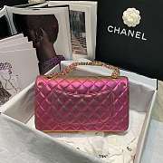 Chanel Classic Flapbag 25 Lambskin Iridescent Pink A01112 - 4