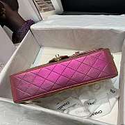 Chanel Classic Flapbag 25 Lambskin Iridescent Pink A01112 - 5