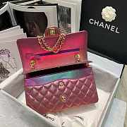 Chanel Classic Flapbag 25 Lambskin Iridescent Pink A01112 - 3