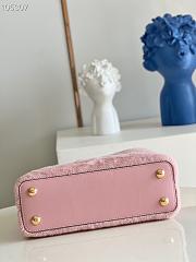 Louis Vuitton Capucines BB 27 Pink Mink Hair M48865 - 6