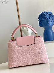 Louis Vuitton Capucines BB 27 Pink Mink Hair M48865 - 3