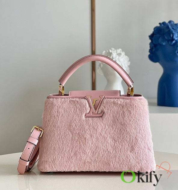 Louis Vuitton Capucines BB 27 Pink Mink Hair M48865 - 1