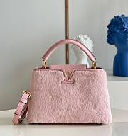 Louis Vuitton Capucines BB 27 Pink Mink Hair M48865 - 1