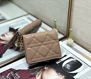 Lady Dior Wallet Beige 2257A - 1