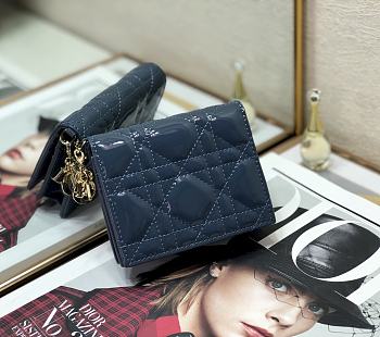Lady Dior Wallet Blue 2257A
