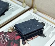 Lady Dior Wallet Black 2257A - 3