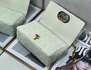 Dior Caro 20 White Leather Gold CD Buckle - 6