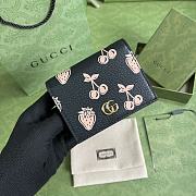 Gucci Wallet 11 Cherry GG Black 456126 - 1