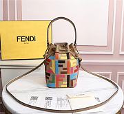 Fendi FF Mon Tresor Multicolor Calfskin Leather 8340 - 5