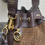 Fendi FF Mon Tresor Brown Calfskin Leather 8342 - 5
