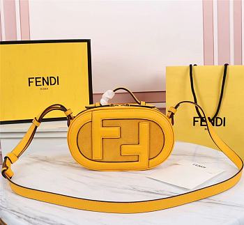 Fendi FF shoulder bag 21 yellow 8344
