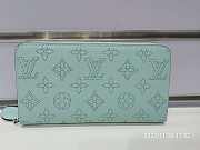 Louis Vuitton Zippy Wallet 19 Teal Blue - 1