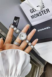 Chanel Watch Silver Diamond 8356  - 3