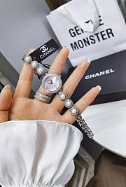 Chanel Watch Silver Diamond 8356  - 6