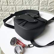 Dior Saddle Backpack 27.5 Black Leather - 5
