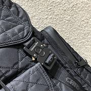 Dior Saddle Backpack 45 Black  - 6