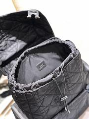 Dior Saddle Backpack 45 Black  - 5