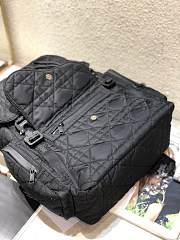 Dior Saddle Backpack 45 Black  - 4