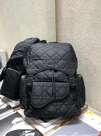 Dior Saddle Backpack 45 Black 