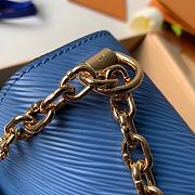 Louis Vuitton Twist MM 23 Epi Leather Blue M50280 - 2