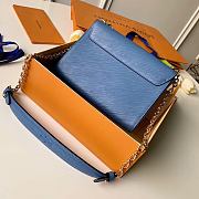 Louis Vuitton Twist MM 23 Epi Leather Blue M50280 - 3