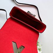 LV Twist 23 Love Lock Charms Epi Red Leather M52894 - 2