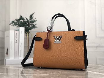 Louis Vuitton Twist Tote 30 Epi Brown Leather M54811