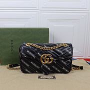Gucci Balenciaga Marmont Bag 26 Black - 1