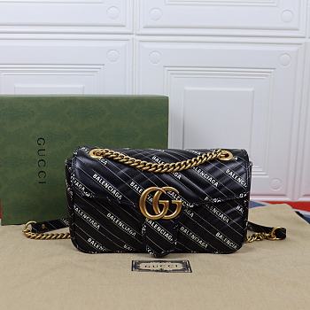Gucci Balenciaga Marmont Bag 26 Black