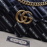 Gucci Balenciaga Marmont Bag 26 Black - 4