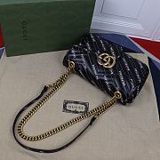 Gucci Balenciaga Marmont Bag 26 Black - 5