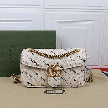 Gucci Balenciaga Marmont Bag 26 White