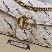 Gucci Balenciaga Marmont Bag 26 White - 4