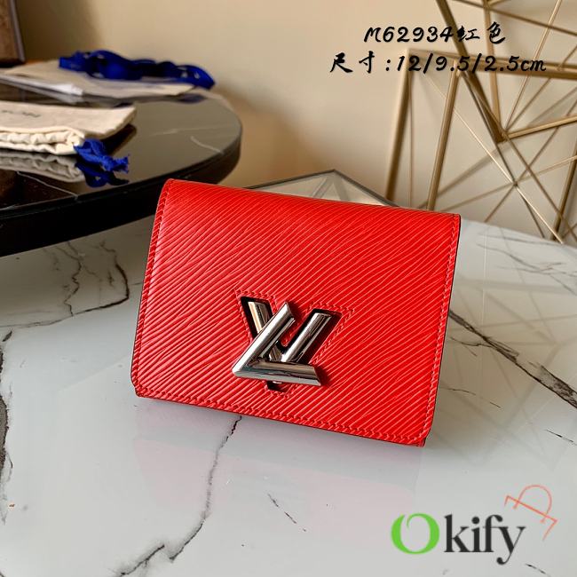 Louis Vuitton Twist Wallet 12 Epi Leather Red M62934 - 1