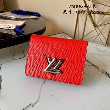 Louis Vuitton Twist Wallet 12 Epi Leather Red M62934