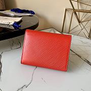 Louis Vuitton Twist Wallet 12 Epi Leather Red M62934 - 5