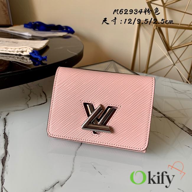 Louis Vuitton Twist Wallet 12 Epi Leather Pink M62934 - 1