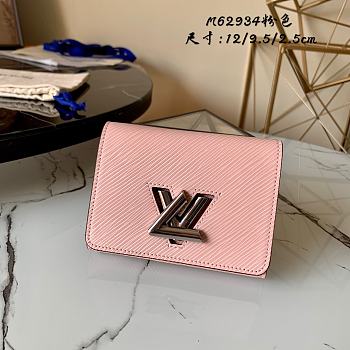 Louis Vuitton Twist Wallet 12 Epi Leather Pink M62934