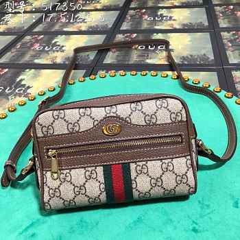 Gucci Ophidia GG Supreme 17.5 Mini Bag