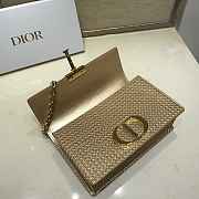 Dior Montaigne Bag 24 Gold  - 4