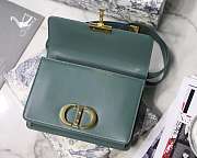 Dior Montaigne Bag 24 Lambskin Mallard Green - 6