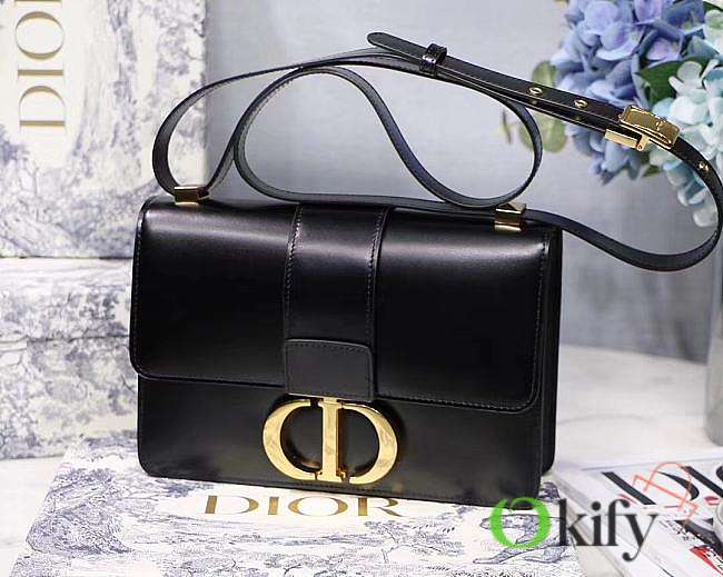 Dior Montaigne Bag 24 Lambskin Black - 1