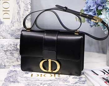 Dior Montaigne Bag 24 Lambskin Black