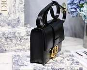 Dior Montaigne Bag 24 Lambskin Black - 4